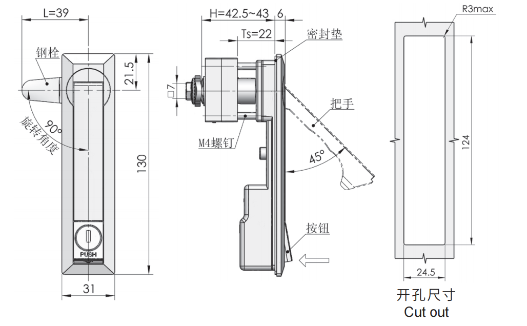 Cabinet Connecting Rod Drive Lock Factory Cabinet Connecting Rod Drive Lock Factory